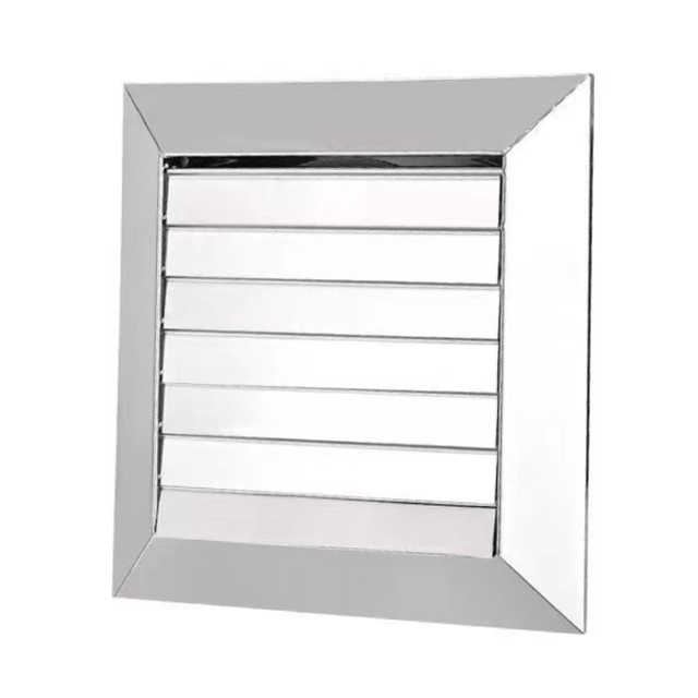 Wylot powietrza, wentylator wyciągowy do kuchni i łazienki, montowany na ścianie, z ruchomą żaluzją (pasuje do otworu 80 mm)