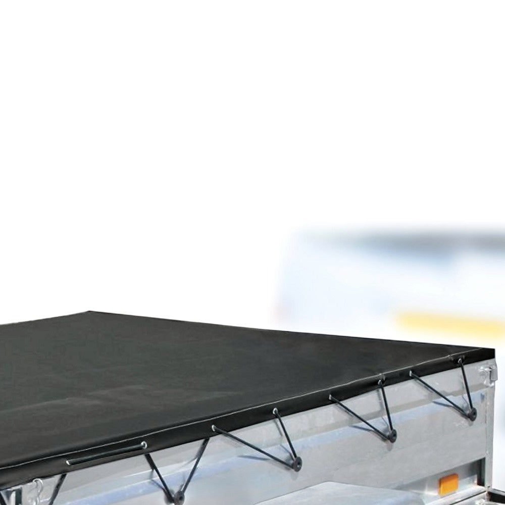 Bache remorque WERKA PRO XXL 230 x 135 x 7 cm noire 200 g m2 - 6