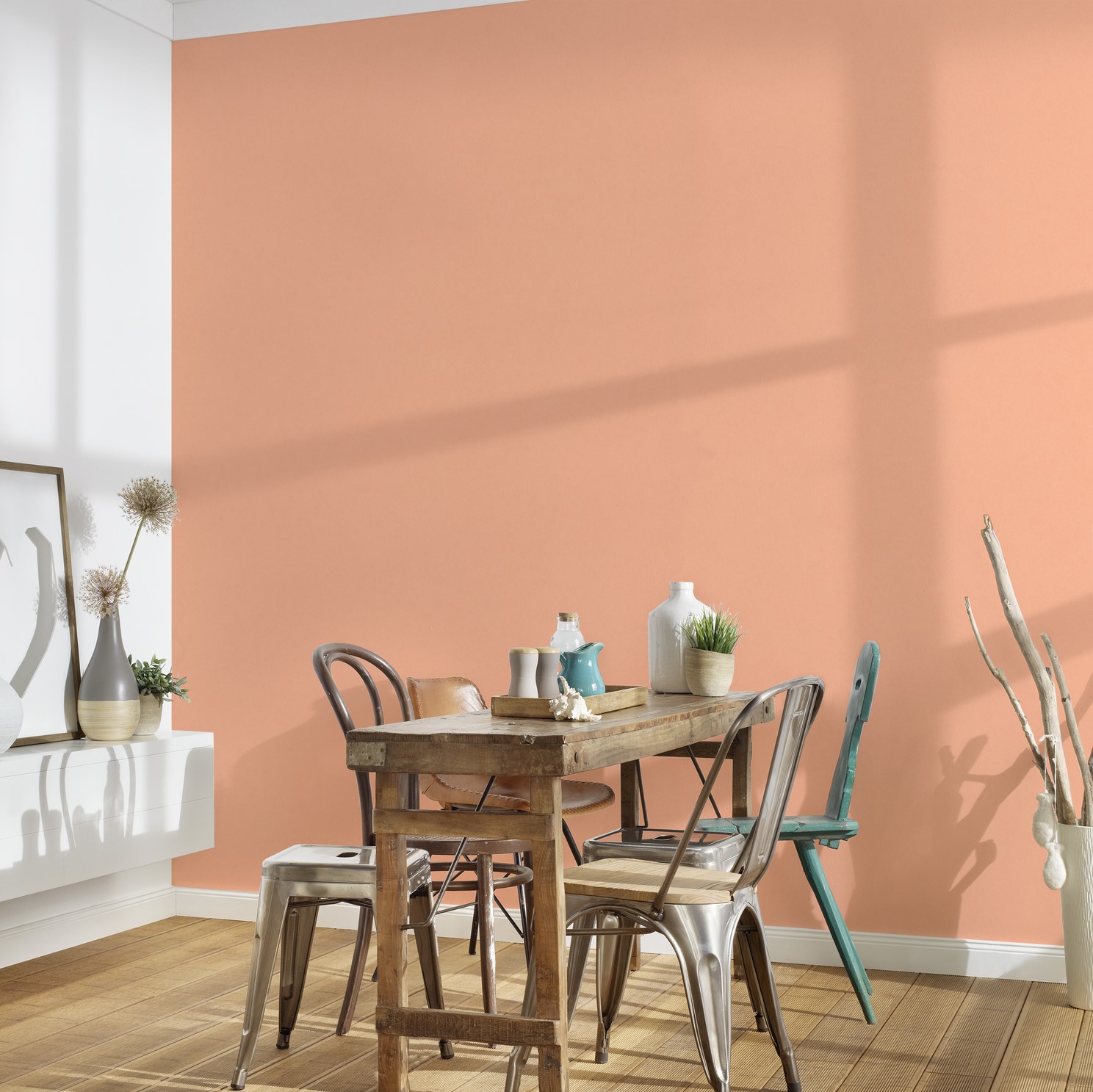 Architects paper, papel pintado no tejido, lisos, papel pintado unicolor, rollo 10,05 m x 0,53 m, as393309, naranja