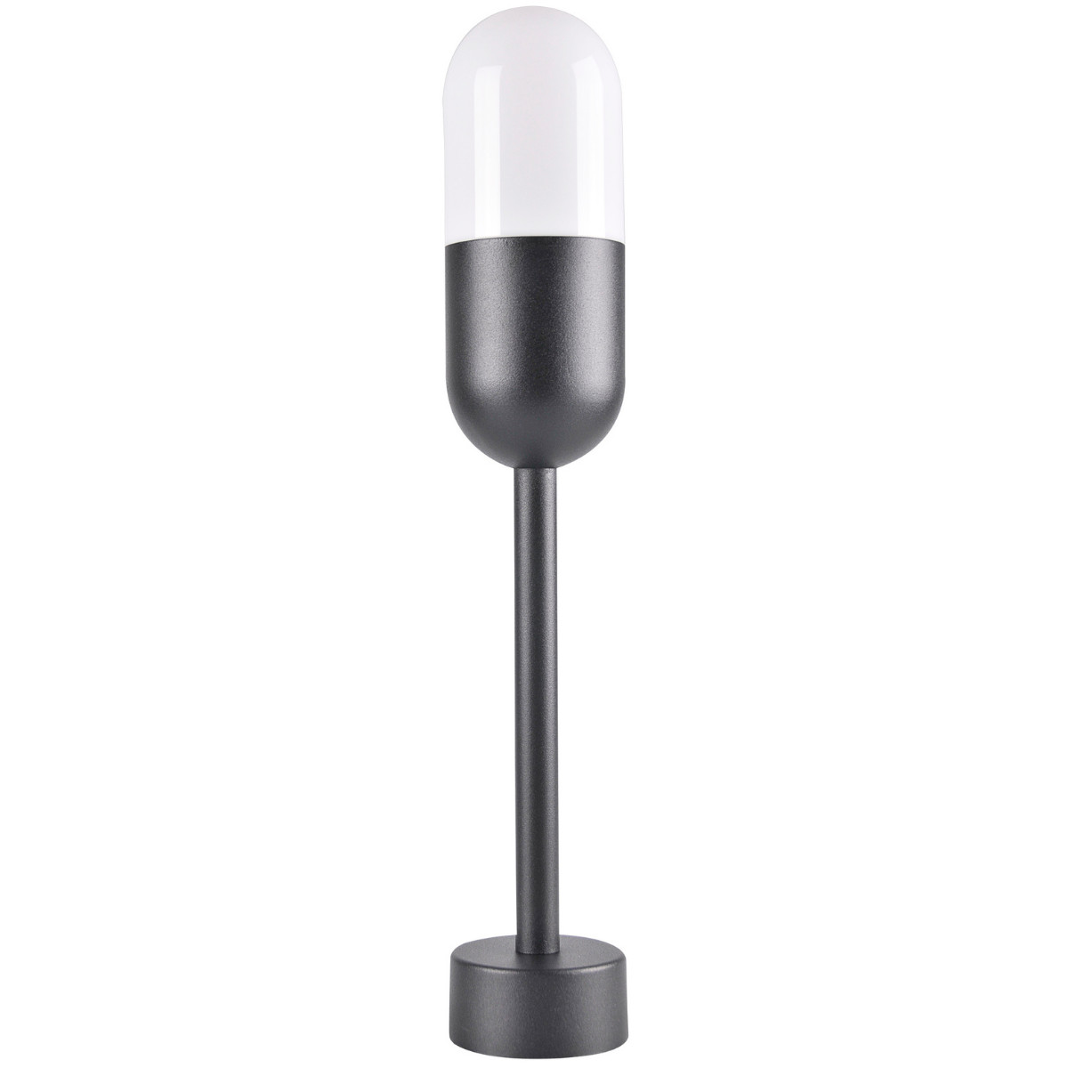 Lampa ogrodowa stojąca Horten czarny mat 1xE27x10W IP44 wym: 44 x 8 x 8 cm aluminium Polux