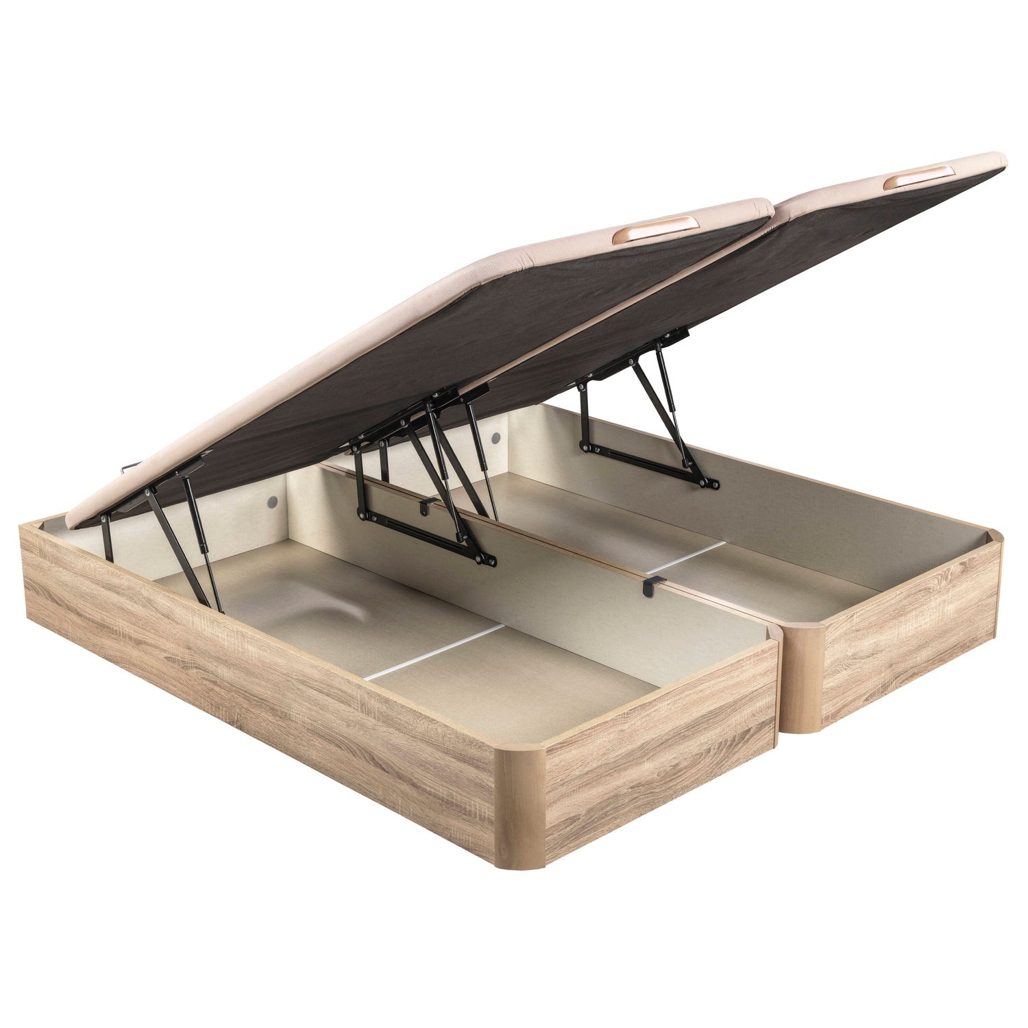 Sommier com arrumação 32cm - 90x190 | ENVIO, MONTAGEM E REMOÇÃO DO ANTIGO INCLUÍDOS | WHAT THE SLEEP | Natural - 5