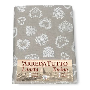 GC ARREDOCASA Gran Foulard Per Divano 180x290cm - RENNA - Telo Copritutto Multiuso Copriletto, Telo Copridivano in Cotone Singolo