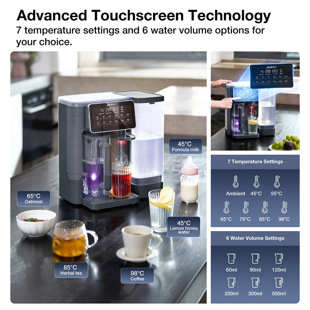 Jimmy Purificateur d'eau R9 à osmose inverse chauffage instantané en 3 secondes 7 réglages de température - 4