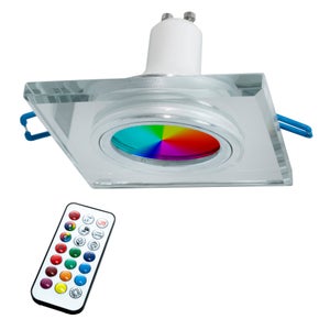 Faretto Incasso LED Quadrato Supporto Lampada 8W GU10 Salotto P 5974