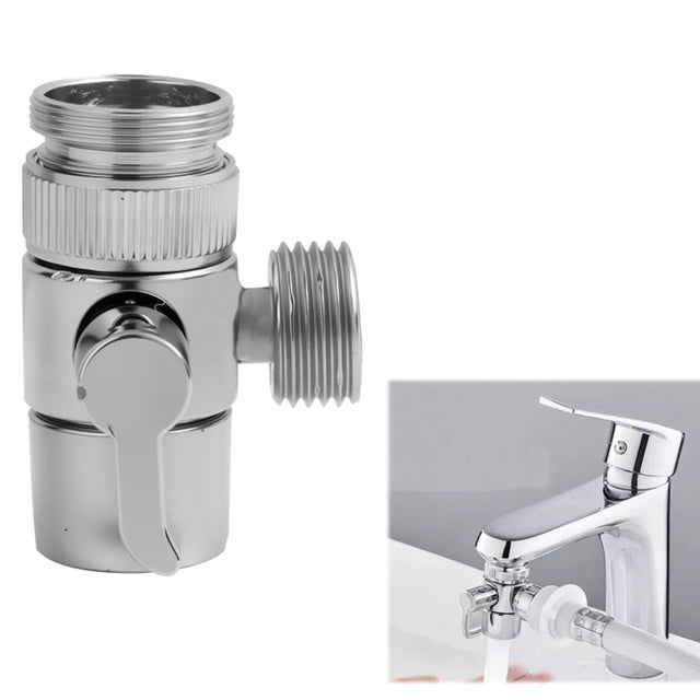 Sollbry Valvola Deviatrice Per Doccia A 3 Vie, Deviatore Per Rubinetto Adattatore Di Ricambio Per Doccia Valvola Per Rubinetto Per Cucina O Bagno G12 84793108