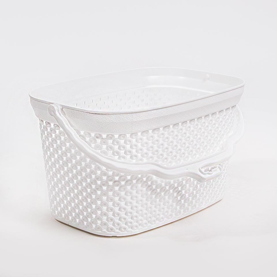 5five Panier Pour Pinces à Linge Hugger Gris - Rangement Pratique Et Compact