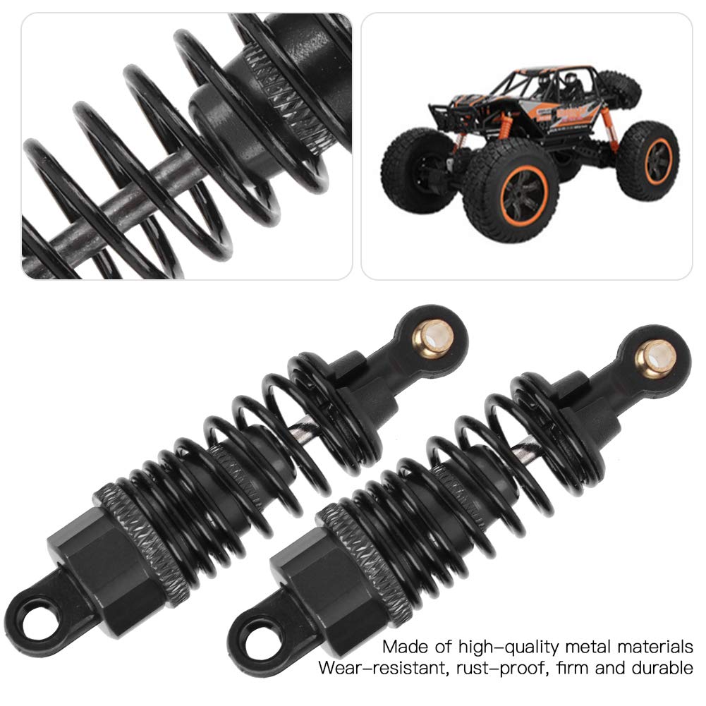 RC Car Metal Shock Damper Accessori di ricambio Nero 2 pezzi Adatto a 1:10 RC Car leggero (65MM) - 7