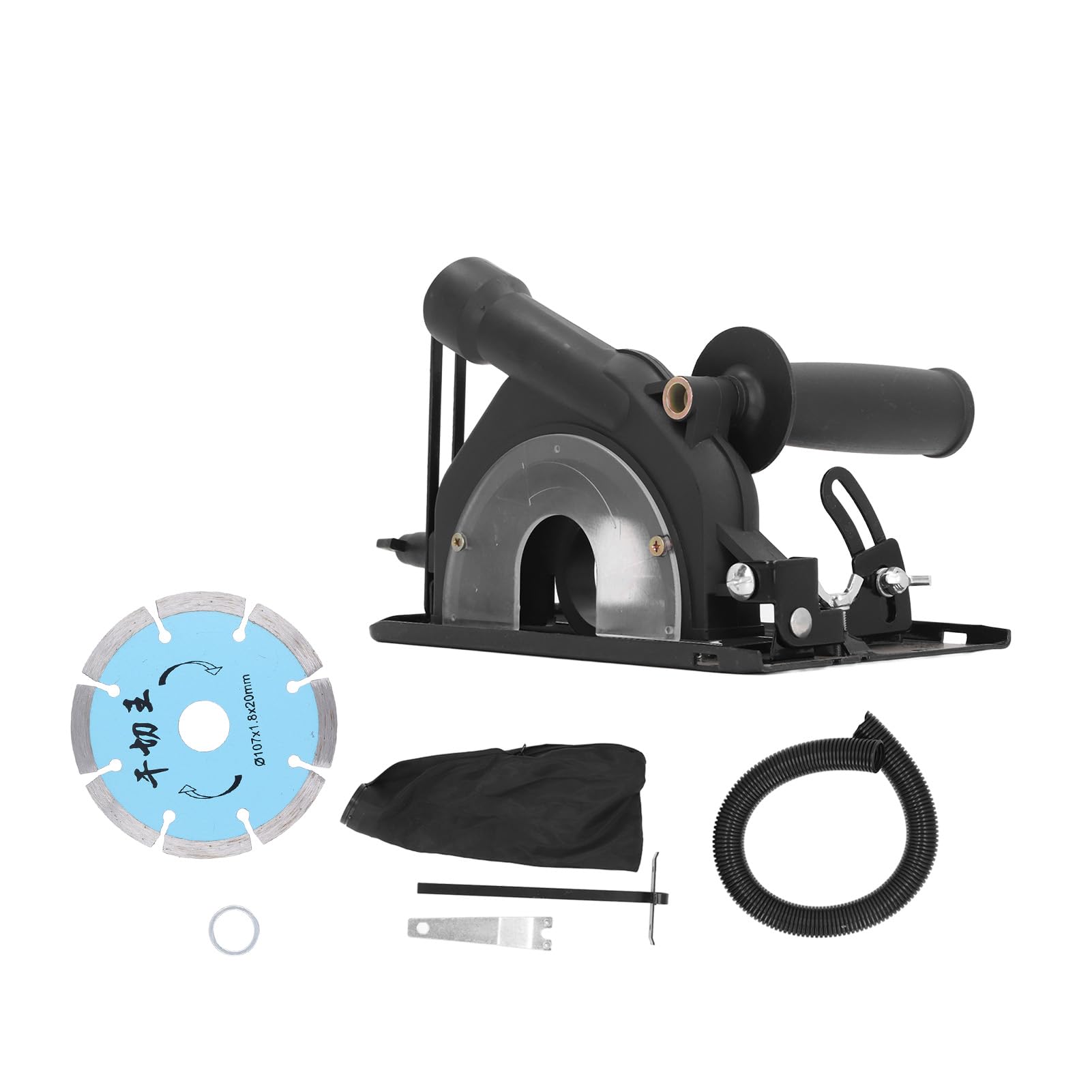 Cubierta protectora del soporte de corte para amoladora angular Cubierta protectora ajustable para amoladora angular de 100 a 125 mm (j - 6