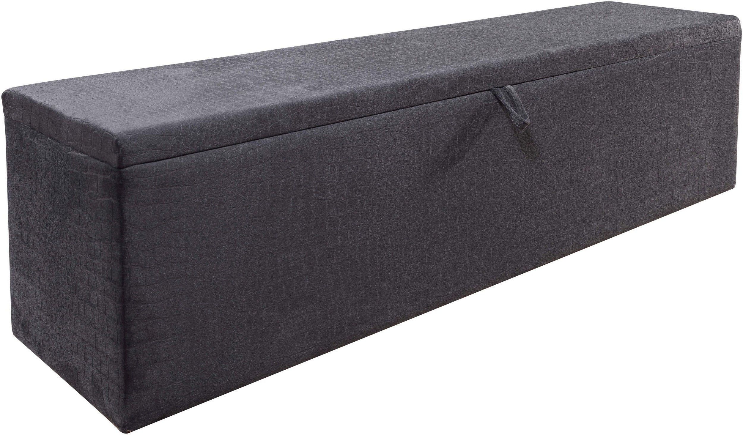 Ckaff Banc Rangement 130 Cm Bout De Lit – Coffre Similicuir Jaune Marron, Pouf Repose-Pieds Chambre Salon Entrée