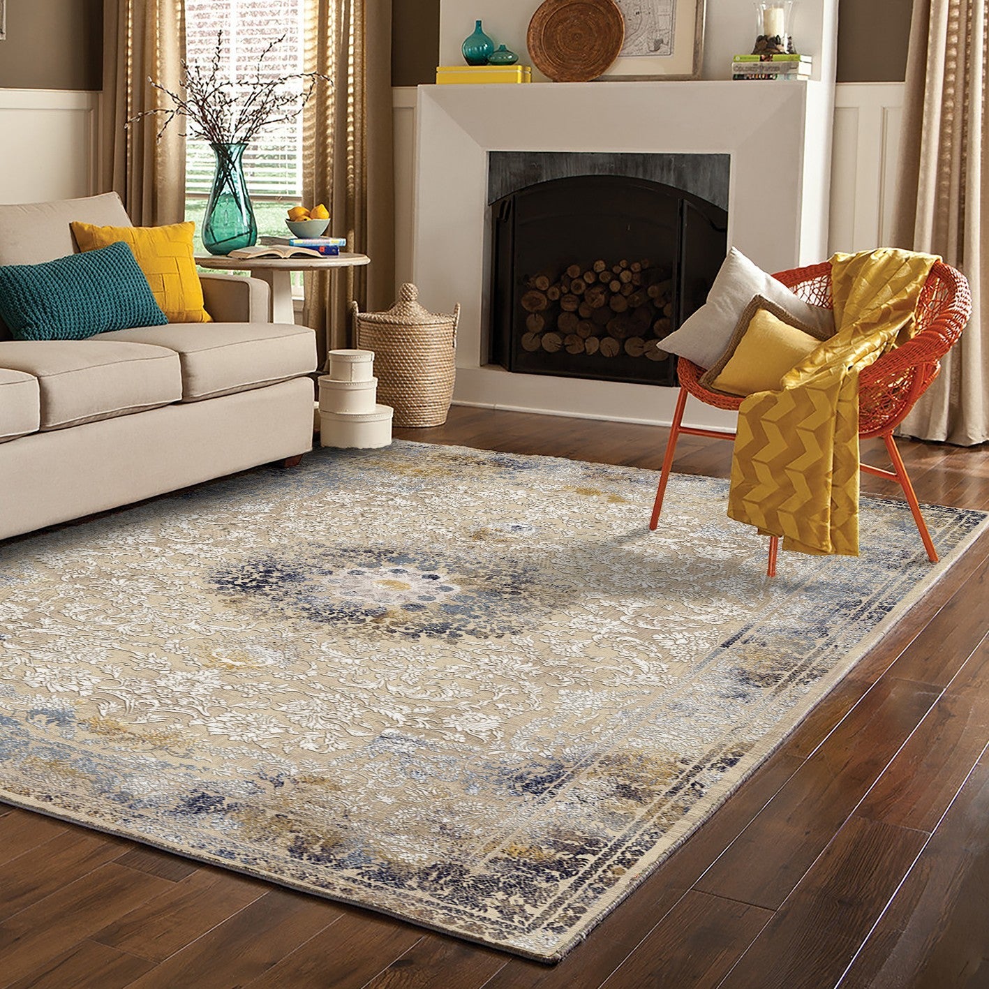 MODEMA - Tappeto lavabile in lavatrice, fondo antiscivolo, 200x300cm soggiorno/sala da pranzo Julia - 2