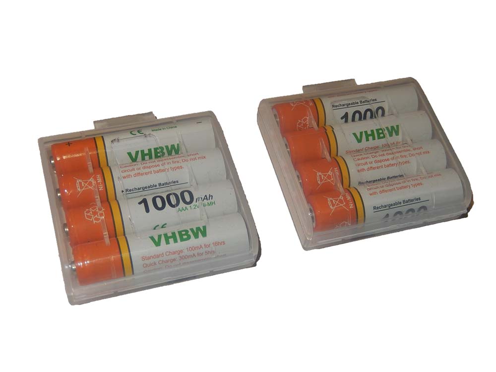 Vhbw AAA Akku Set – 4x 1000mAh, Kompatibel Mit Siemens Gigaset Telefonen