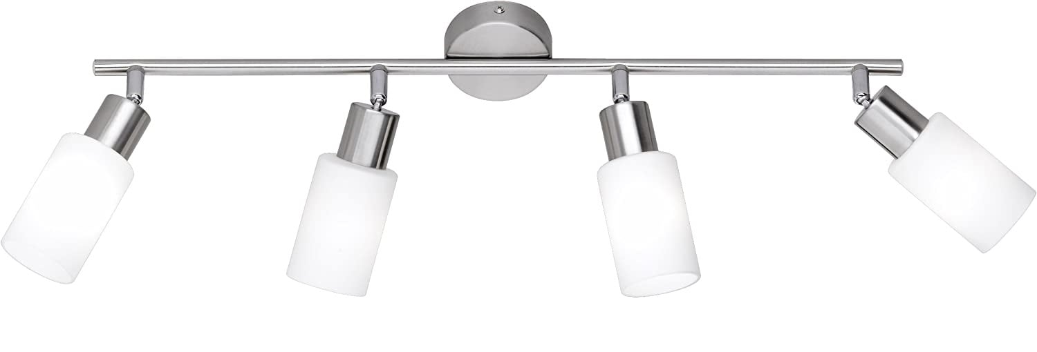 Lampa sufitowa wisząca Mars biało-srebrna 4xE14x40W wym: 21 x 60 x 8 cm metal RL