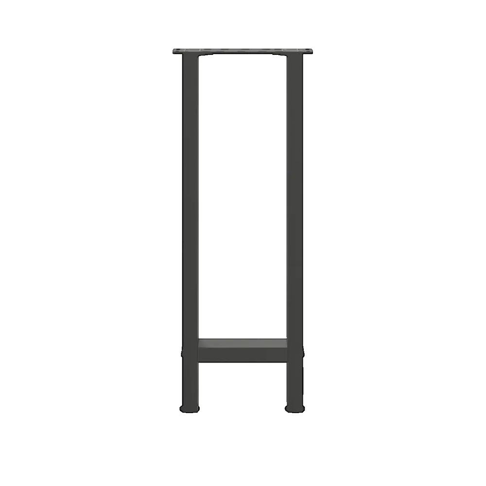 Pieds de table console Anthracite 2 pièces 28 x (72-73) cm Acier vidaXL - 2