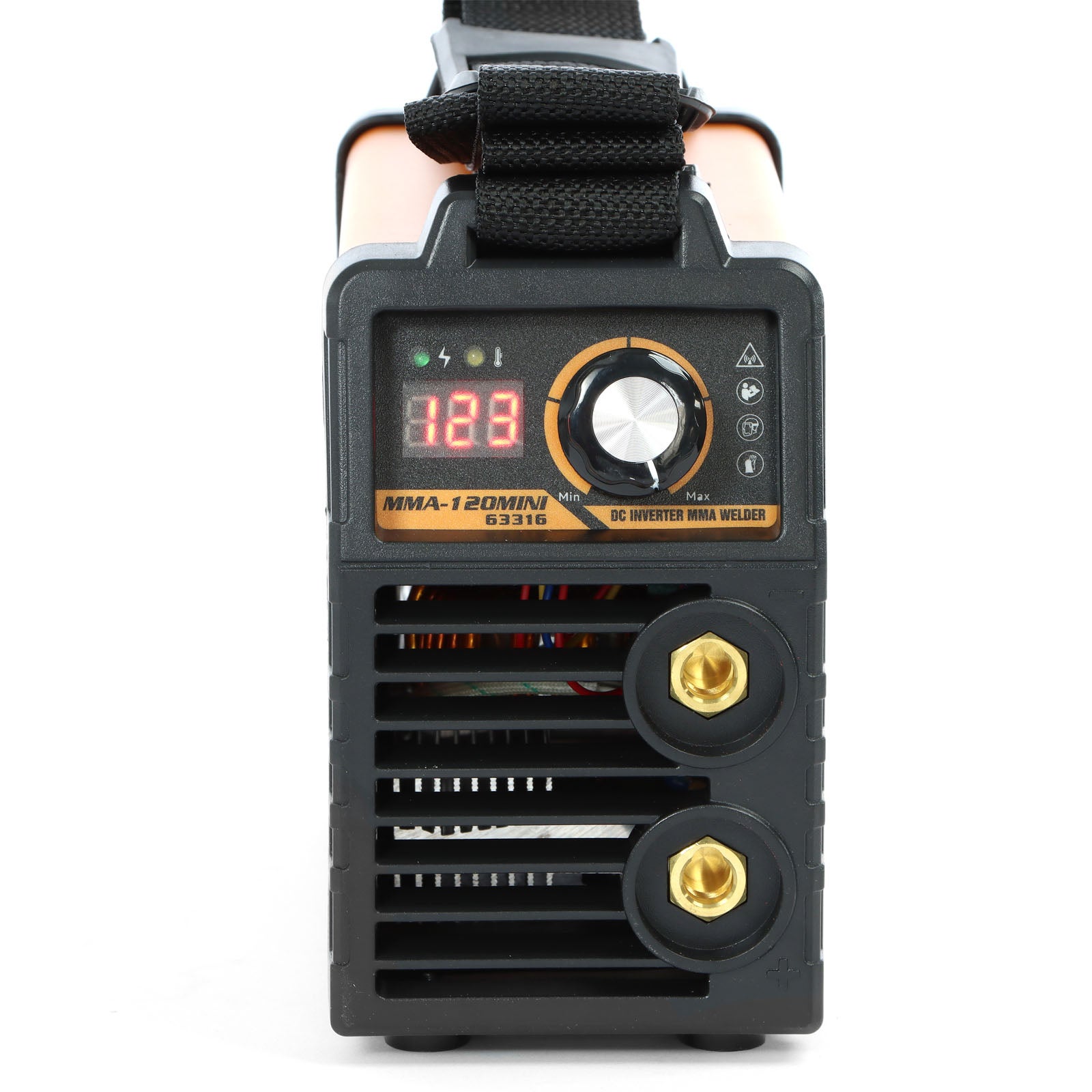Poste à souder portatif manuel à électrodes - pour Souage MMA - 20-120 A - avec technologie IGBT Inverter et XPOtool - 3
