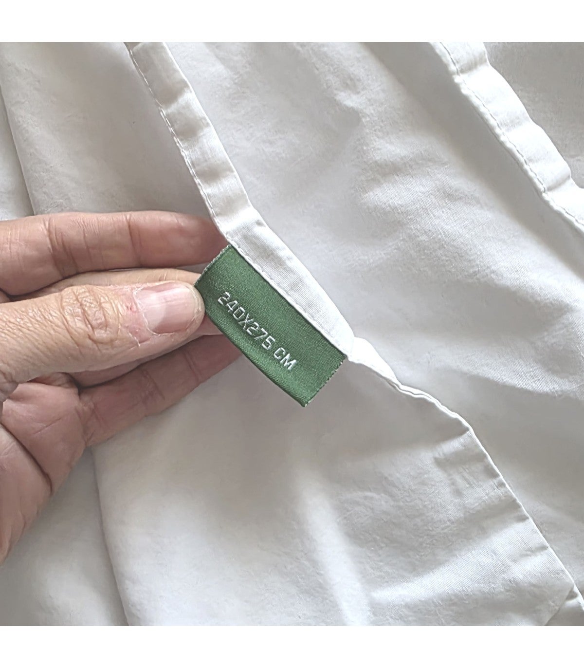 Drap Plat 100% Coton Hôtel 1 u. Lit 80/90 (160x300) Blancs - 8