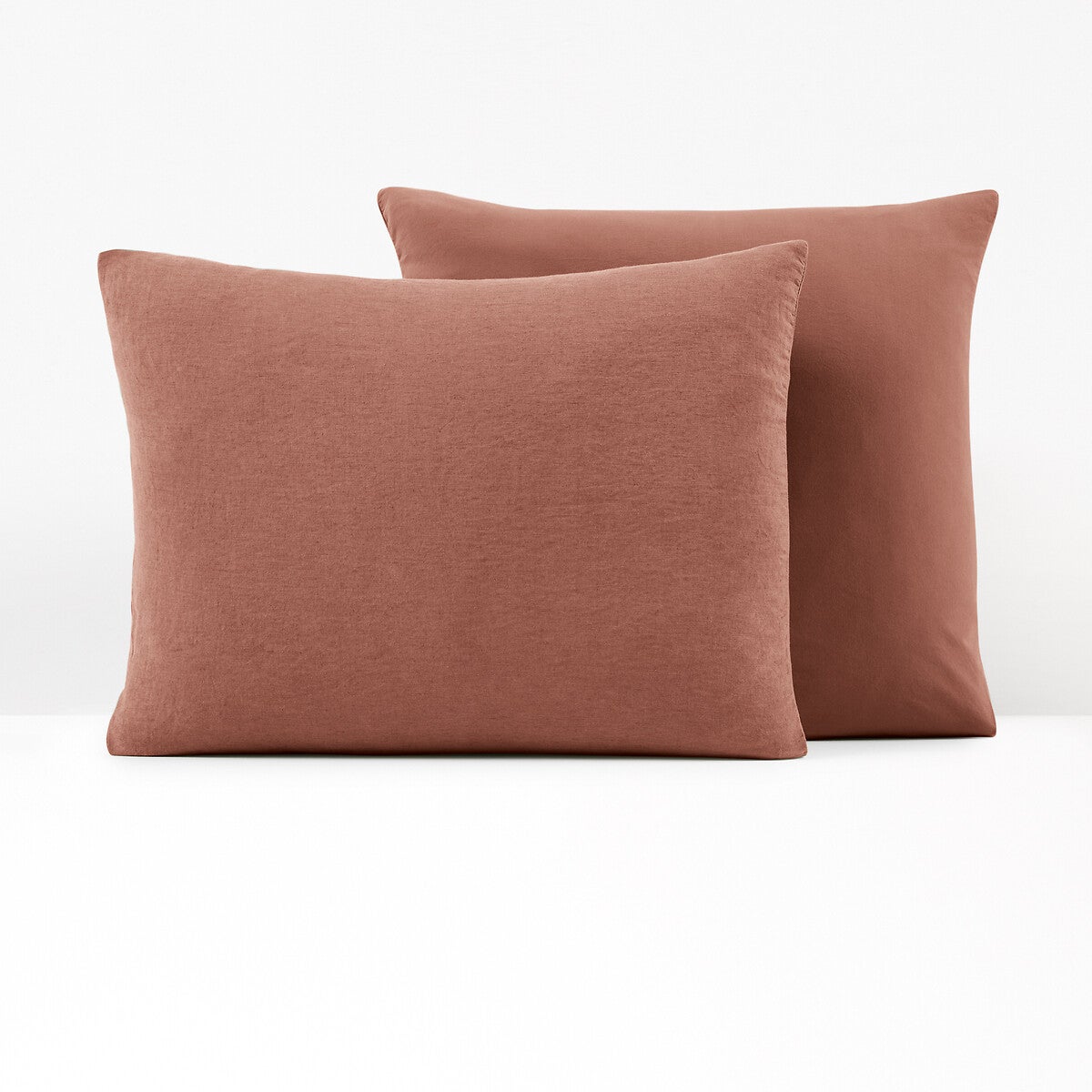 Taie D'oreiller Standard C&F Home Terre Cuite - 53,3 X 68,6 Cm, Matelassée, Coton, Fermeture Envelope