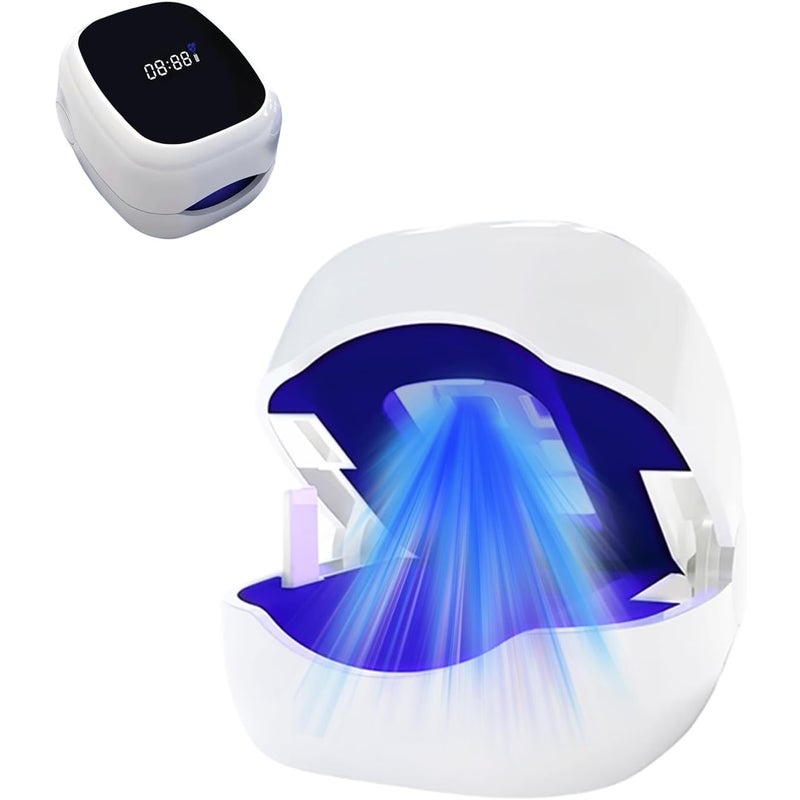 Szybkie działanie lasera na grzybicę paznokci. Wysoka skuteczność. Terapia zimnym laserem. Komfortowe leczenie wielu palców u stóp i stóp (6 lamp