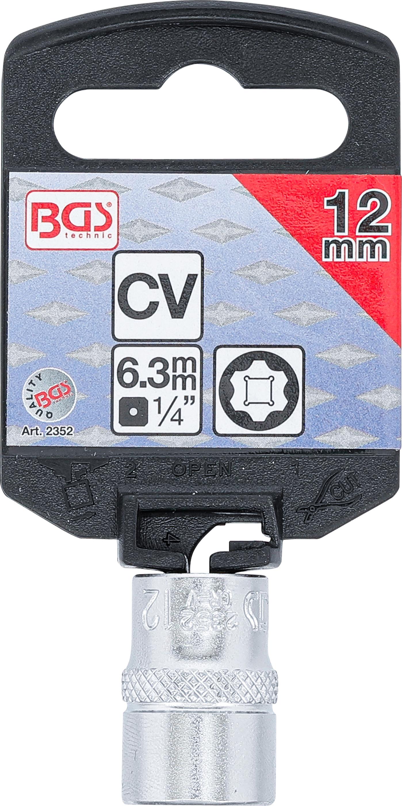 Douille pour clé, Super Lock | 6,3 mm (1/4