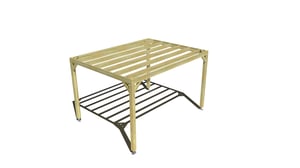 Pergola bois • 4m x 3m • indépendante • sens largeur • livraison comprise