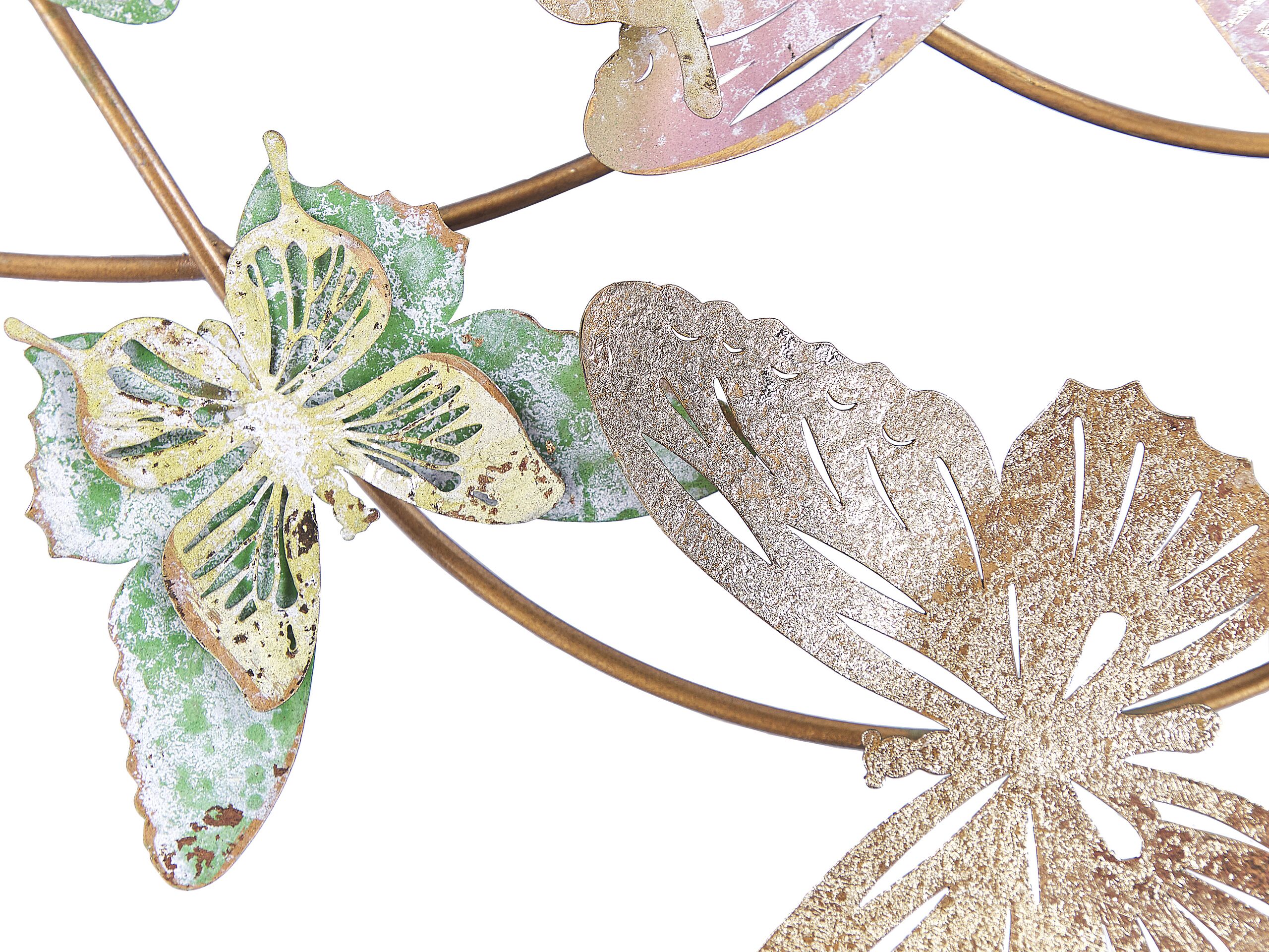 Décoration murale Papillon GALLIUM Métal 53 cm Multicolore - 5