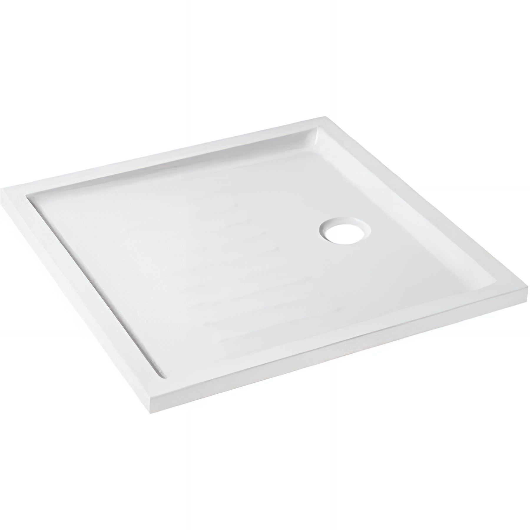 Receveur de douche 80 x 80 cm extra plat LOGIC surface ardoisée semi