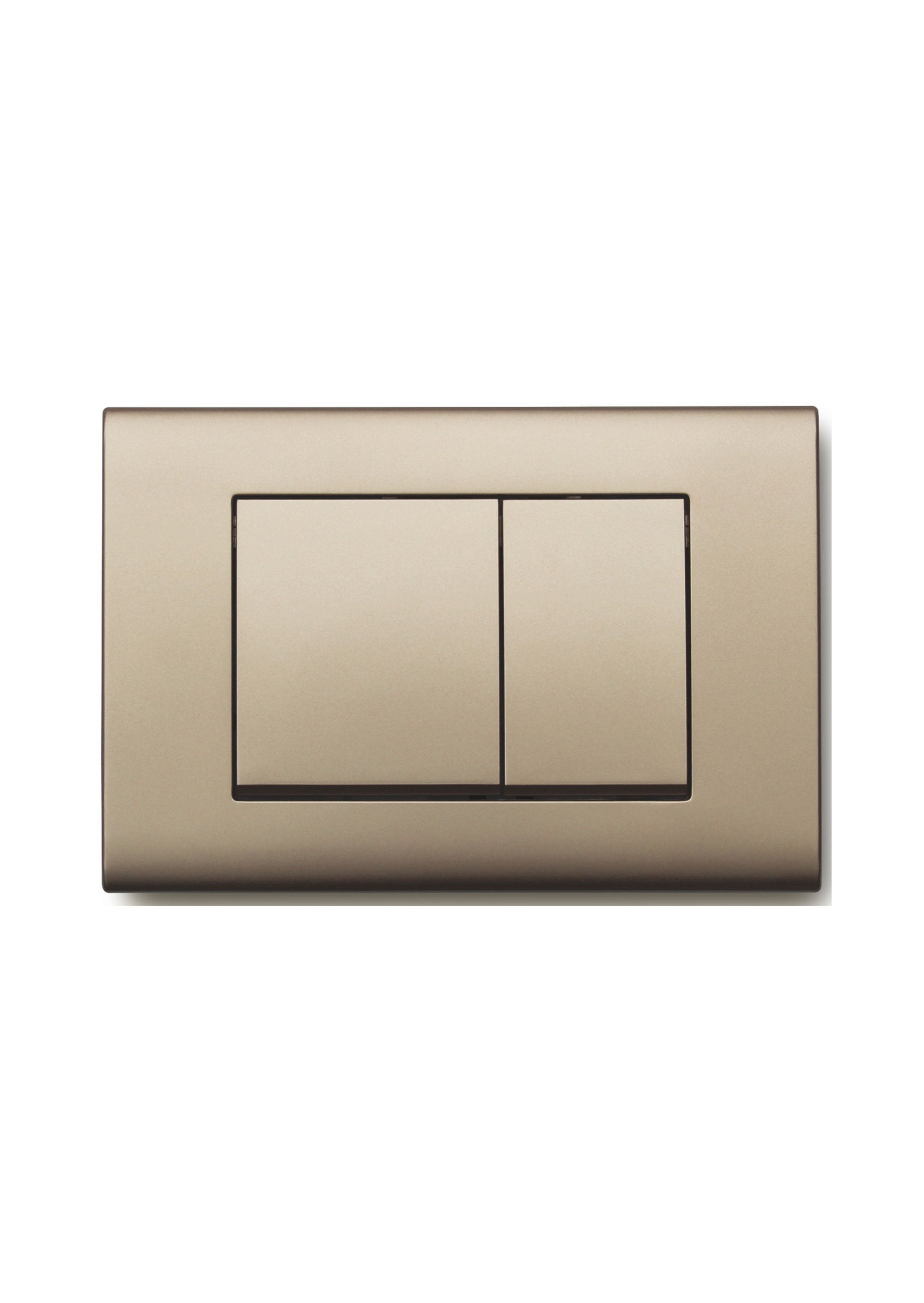 Plaque De Commande Geberit Twinline 30 - Chromé Brossé - Pour Chasse D'eau Encastrée