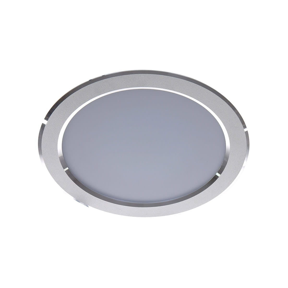 Oprawa stropowa sufitowa wpuszczana Luxram srebrno-szara LED 16W 4000K 1550lm wym: 23,4 x 23,4 cm okrągła Italux