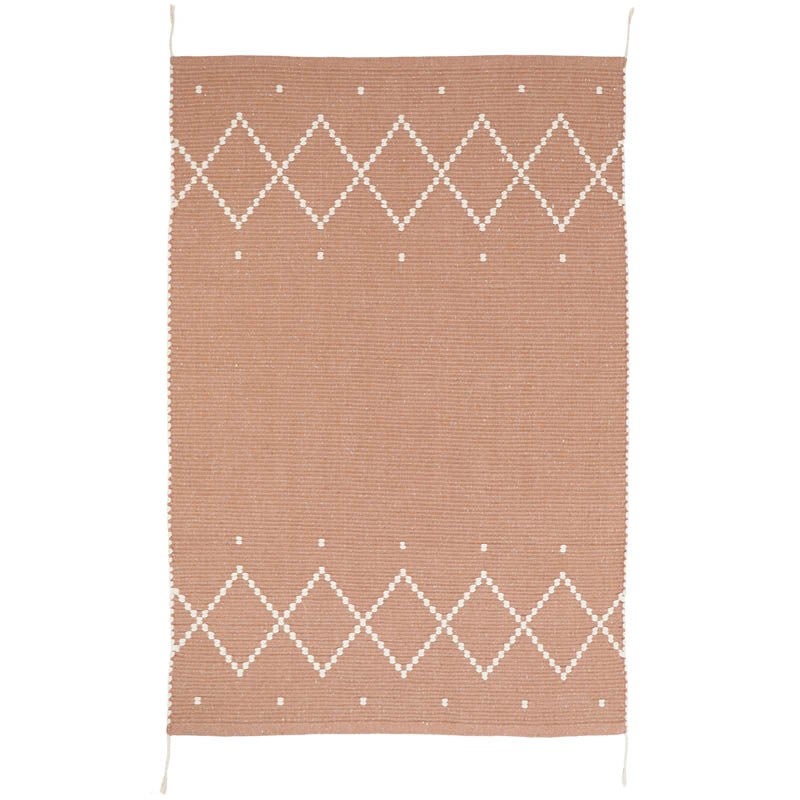 Tapis Bohème Rectangle 100x150 cm Mallorca rose argile - 2