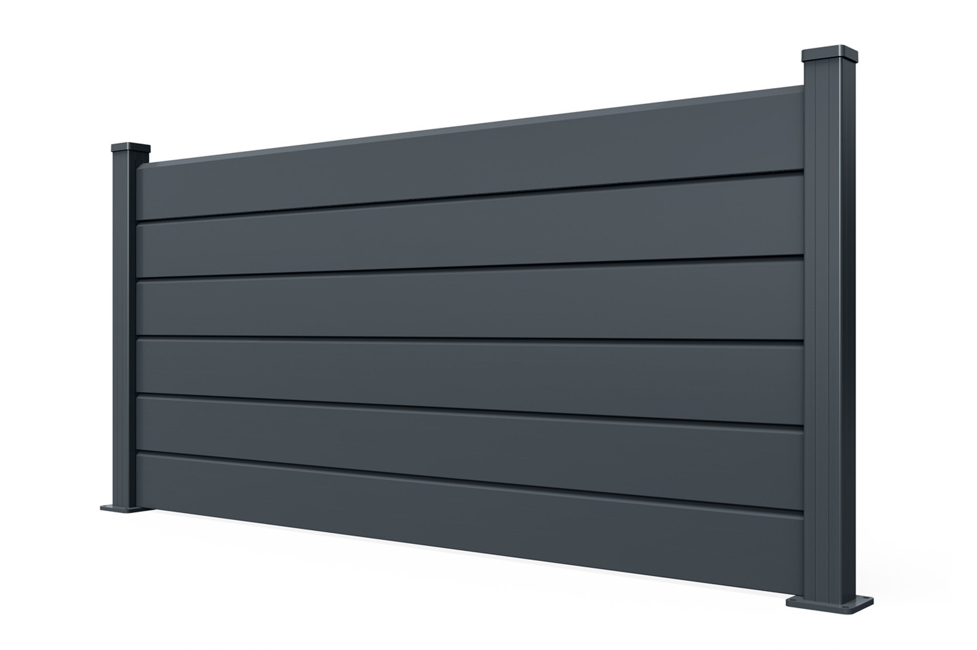 Clôture Aluminium Persienne 10m VANO H.90cm gris - 7