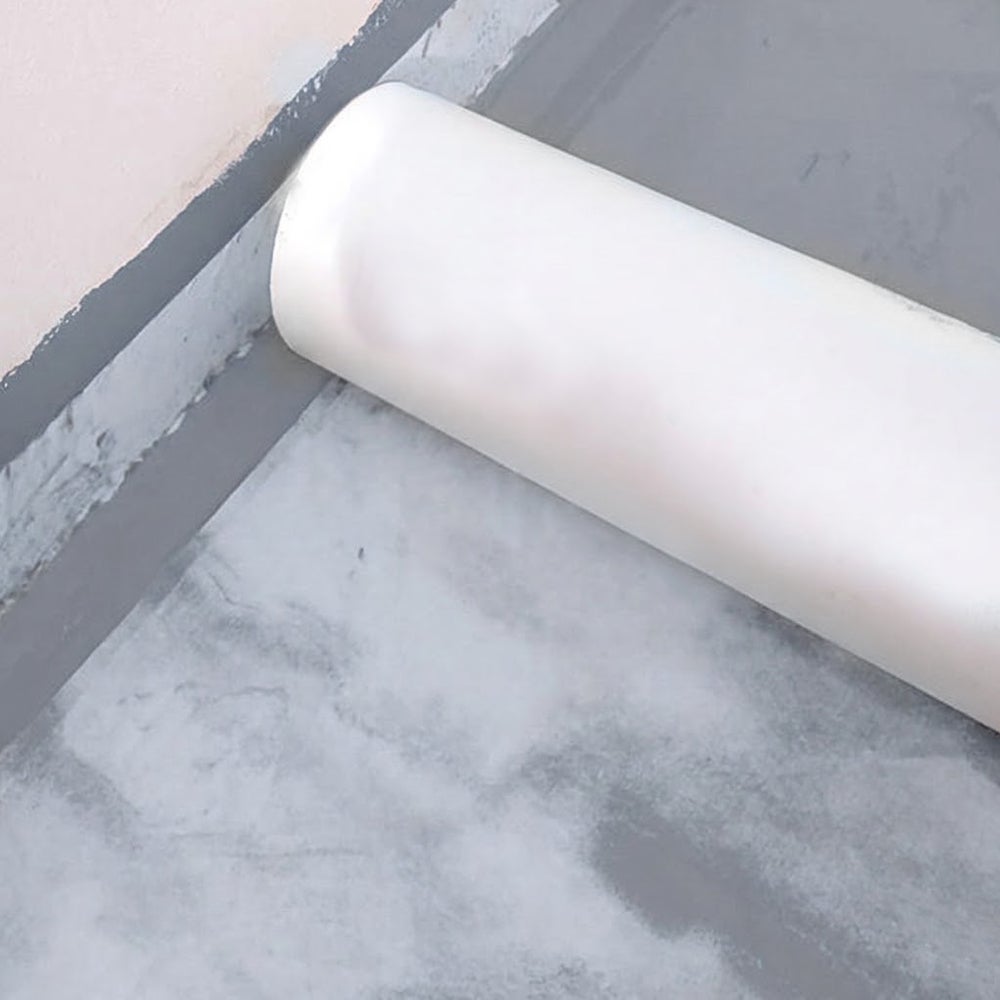 Rouleau Géotex Blanc 25m x 1m (Poids : 60 g/m²) - Géotextile tissé de renfort pour travaux d'étanchéité. Application facile - 8