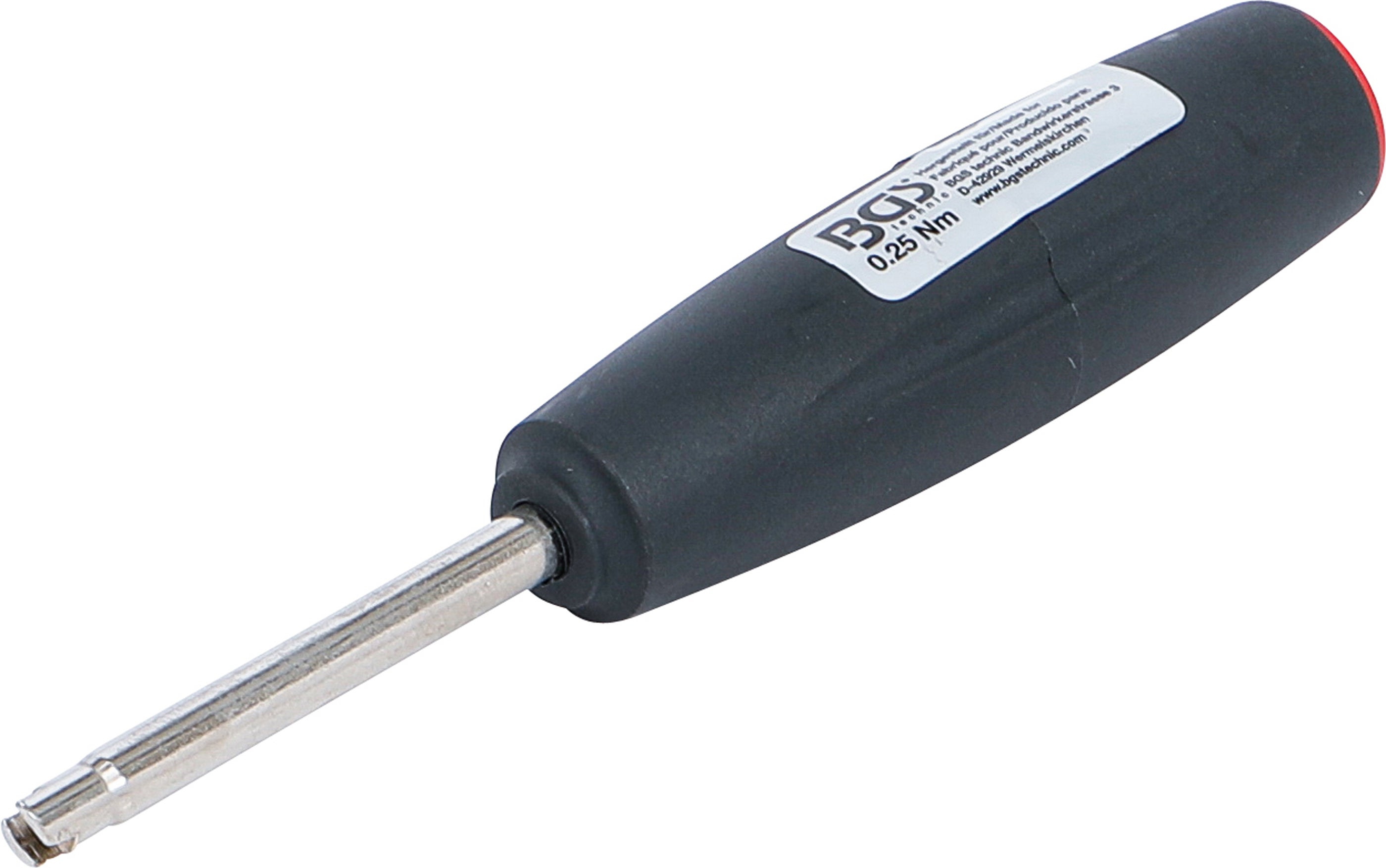 Klucz dynamometryczny BGS do wkładek zaworowych 0,25 Nm - 1550