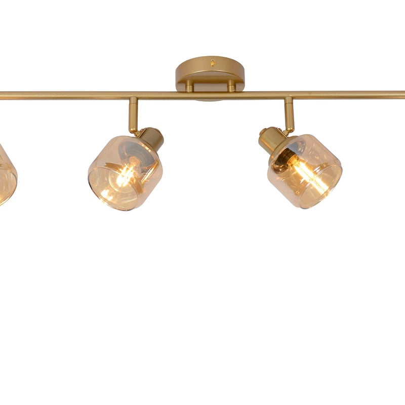 Spot sufitowy BJORN złoto-odcienie złota 4 x E14 x 40W wym:16,5x74x14cm Lucide