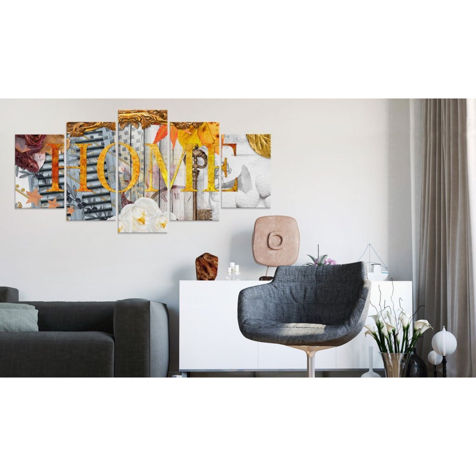 Tableau maison - 100 x 50 cm - 2