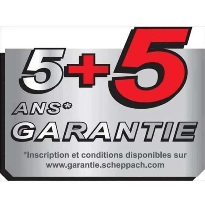 Scheppach Groupe électrogène inverter SG3500i – Moteur à essence 4 temps 230 V – 3500 W – 2x prises de courant alternatif 230 V~ - 6
