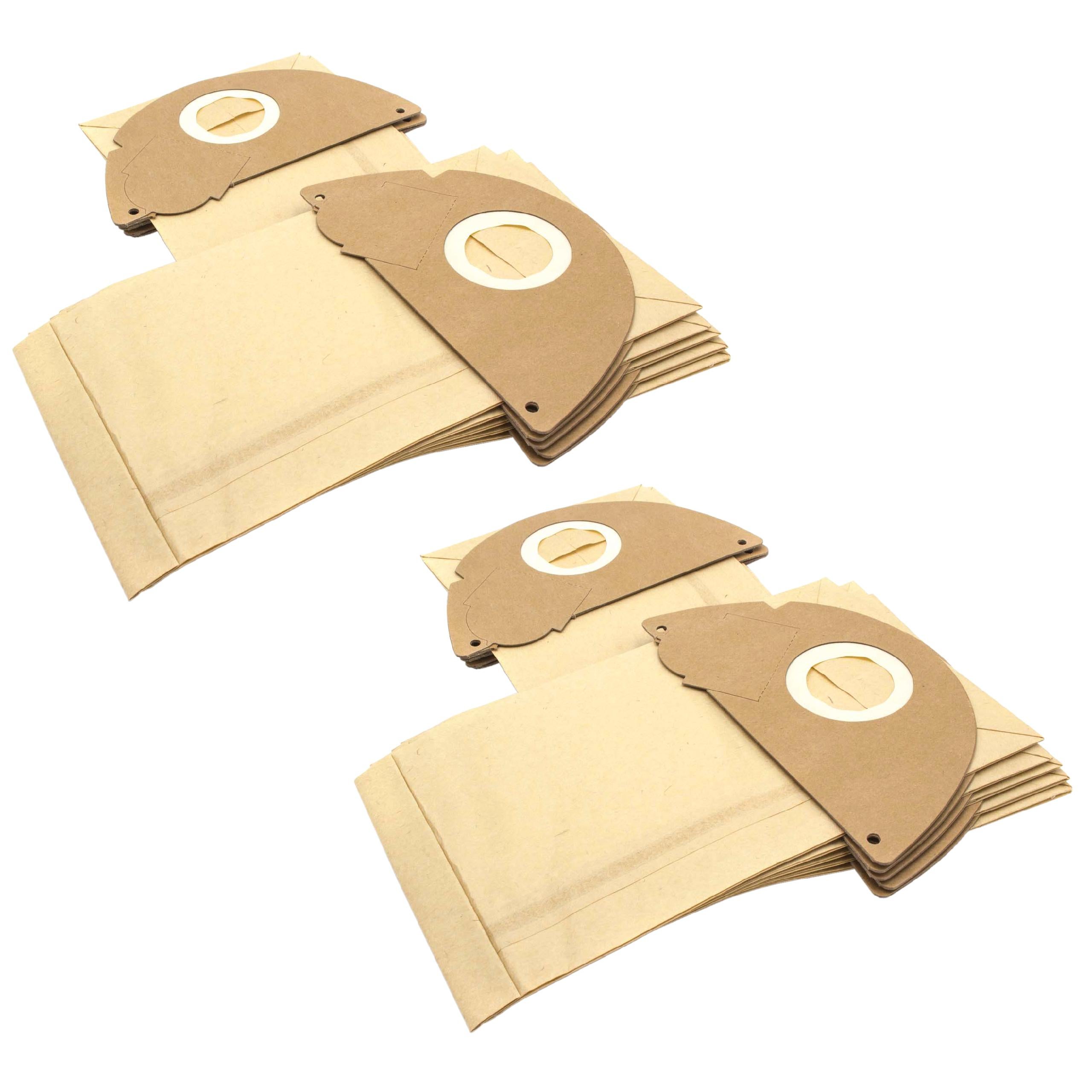 Vhbw 5x Sacs Compatible Avec Fein Dustex 25, 25L Aspirateur - Microfibres Non Tissées, Volume De 25l 42cm X 26cm Blanc 83888968