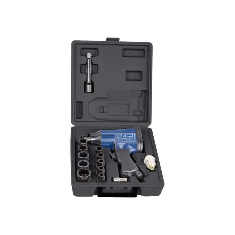 Kit Avvitatore Pneumatico Ad Aria Compressa 1/2" Set In Valigia 17