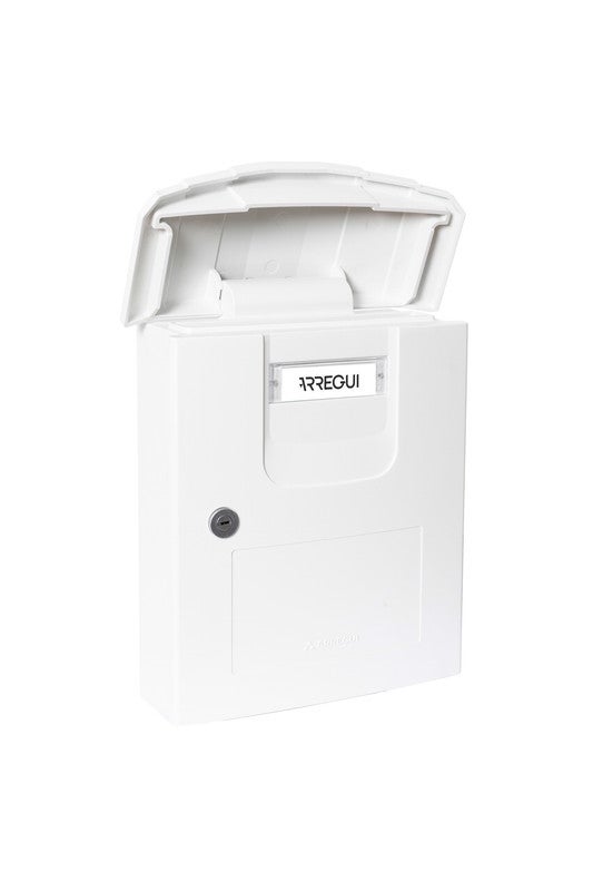 ARREGUI Costa E5301 Cassetta Postale Individuale in Plastica Resistente, Cassetta della Posta da Parete, Dimensione M (DIN A4 e Riviste), Bianco - 5