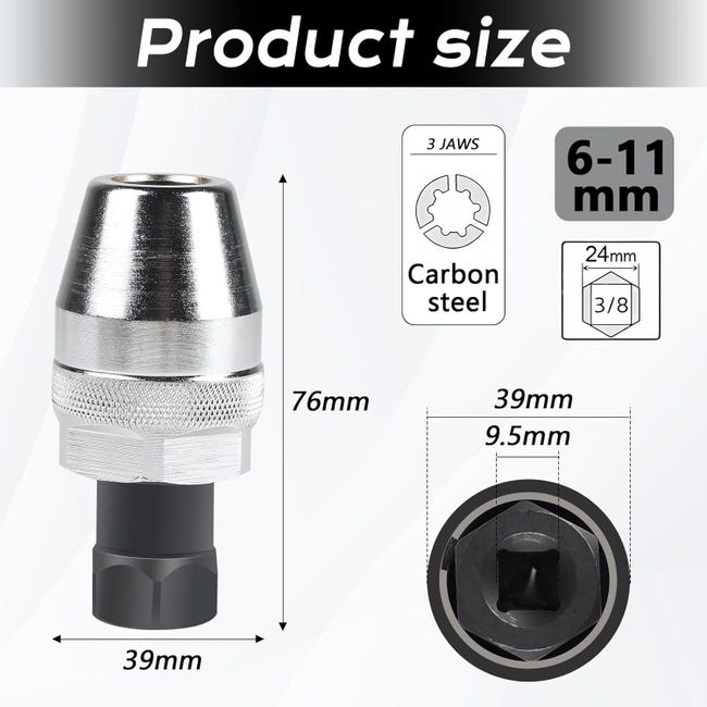 YIYEIE Kit di 20 estrattori per bulloni, set di chiavi per estrattori a 6 punti, 6 YIYEIE Kit di 20 estrattori per bulloni, set di chiavi per estrattori a 6 punti, 6