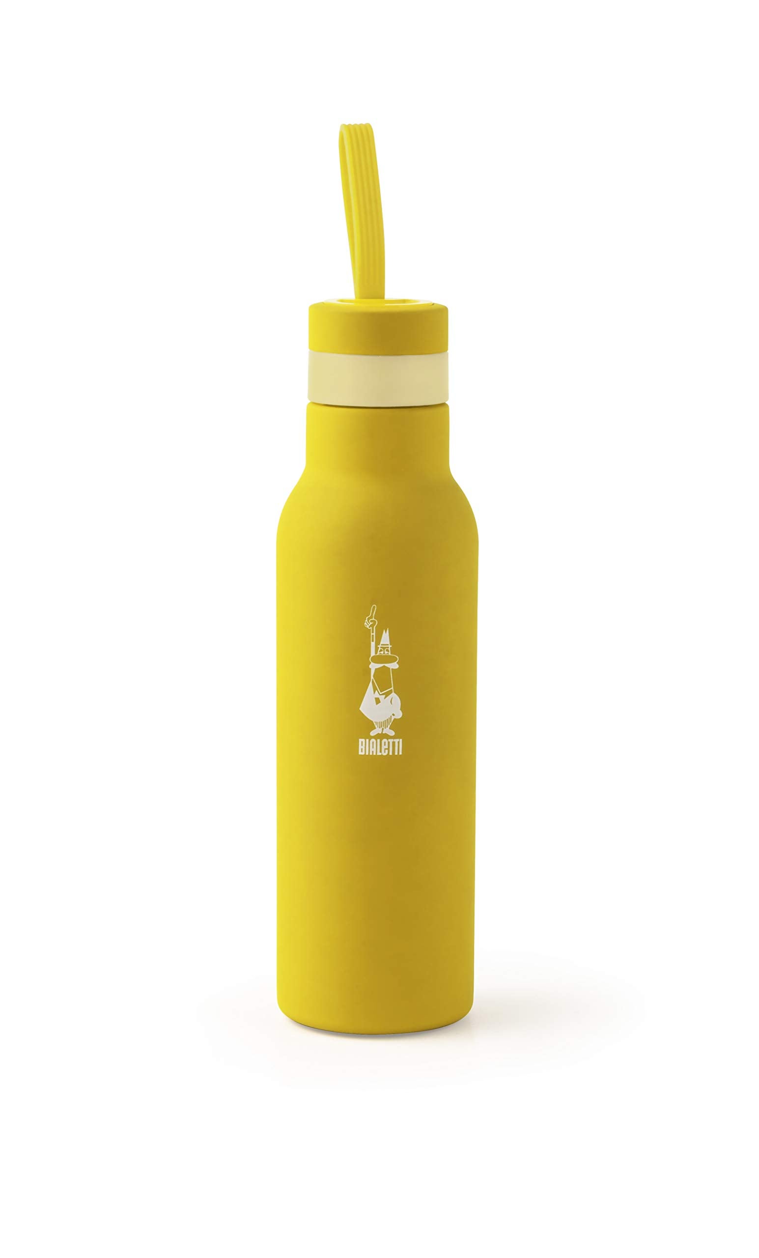 Baagl Borraccia Termica Bambina 500 Ml | Acciaio Inox Alimentare | Isolata: Caldo 12h - Freddo 24h | Senza BPA | Colori Gradiente Giallo-Viola