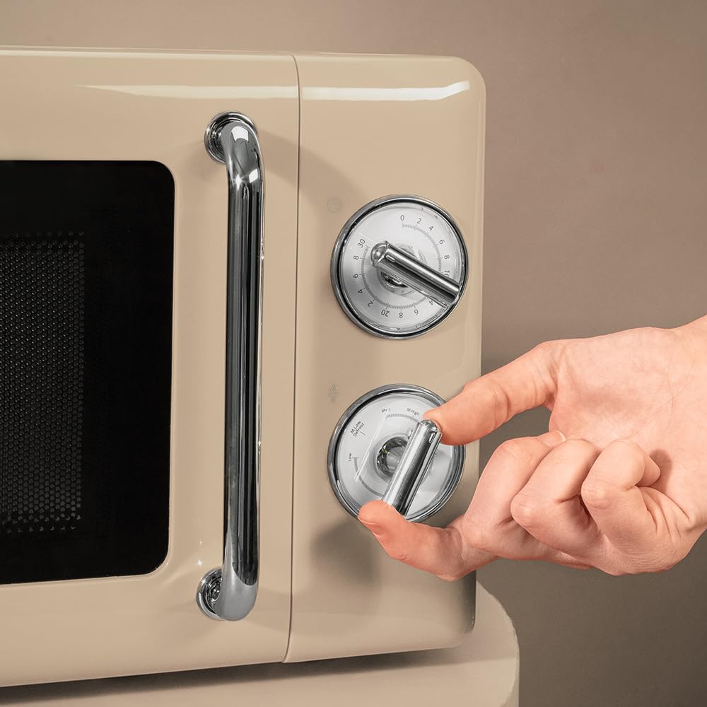 MICROONDAS CECOTEC 01704 PROCLEAN 3010 20L 700W S/GRILL RETRO BEIGE - 9