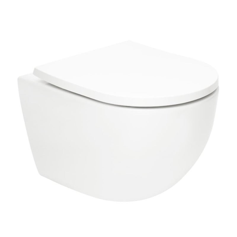 Pack WC Bâti-support Rapid SL + WC SAT Vortex sans bride + Abattant SoftClose + Plaque chrome (RSLTORNADO1) - 3