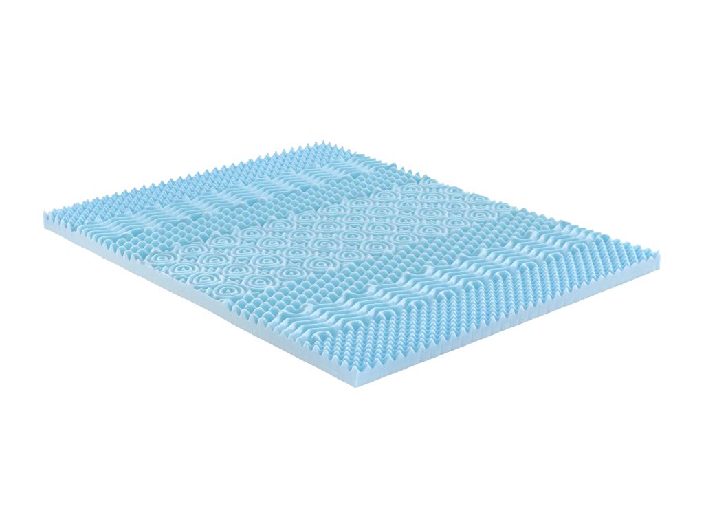 Coprimaterasso Memory Foam Dreamsmith 7 Zone - Topper King Size Con Gel