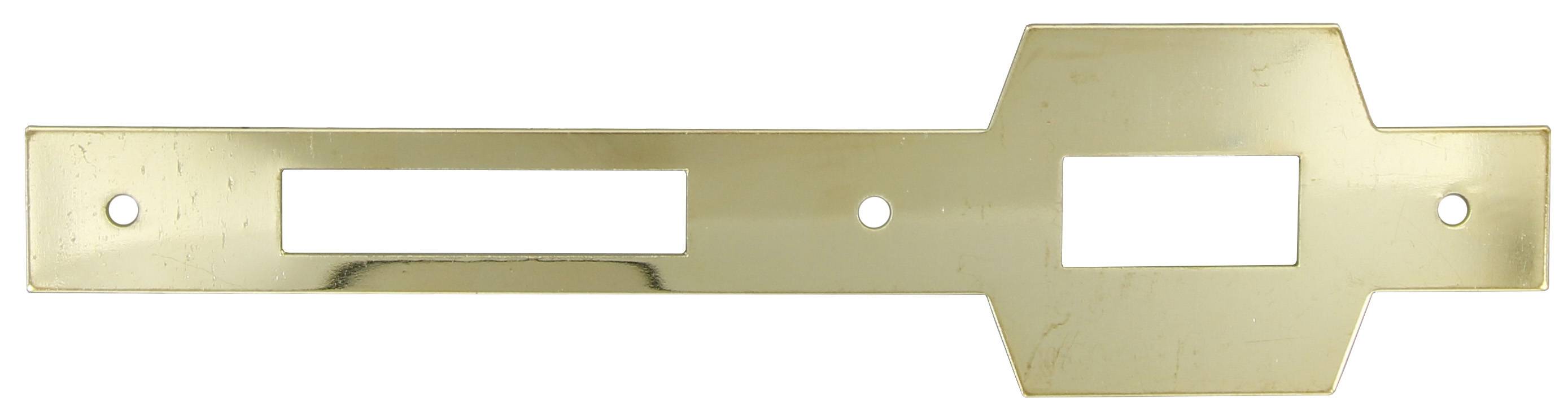 Contropiastra In Acciaio Inox Per Serrature Porte Blindate – Modello CP2530XAI28, Mm 35x356x3