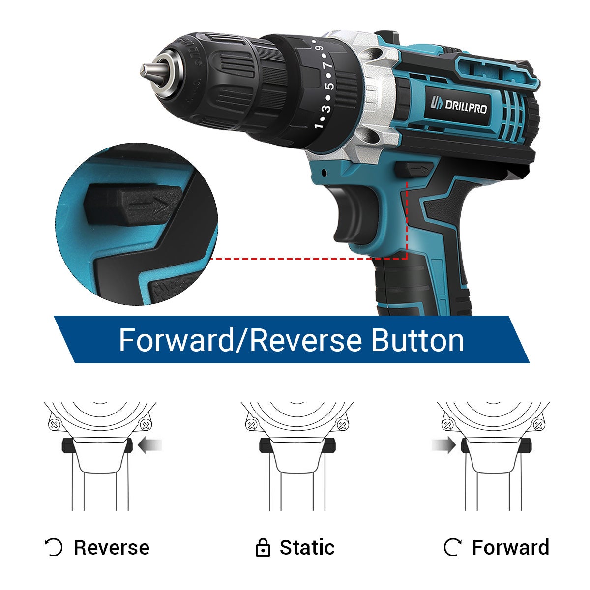 Visseuse Perceuse sans fil JBM 20V Brushless + Chargeur