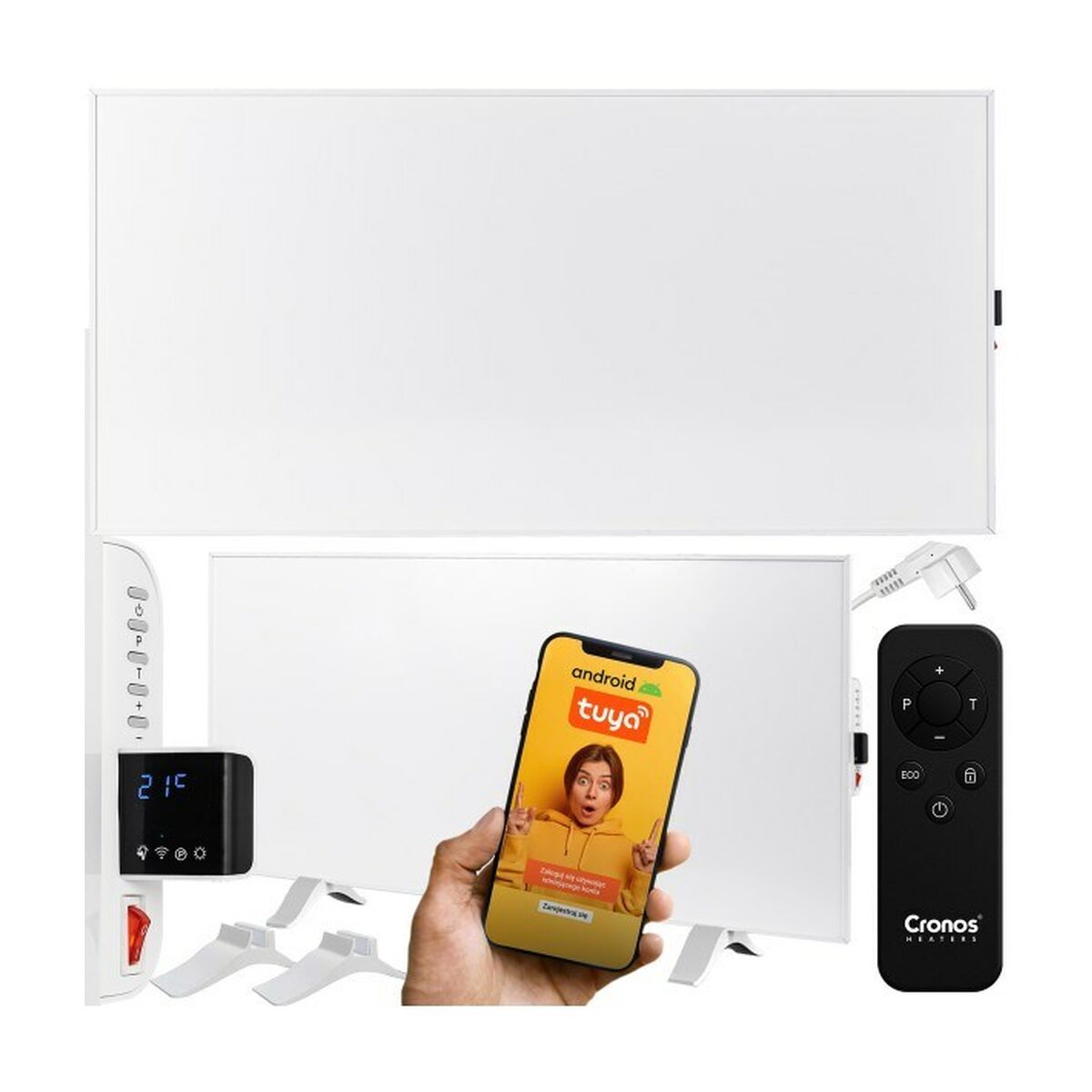 Calefactor Cronos CRP-770TWP Blanco 770 W 1 Pieza | Leroy Merlin