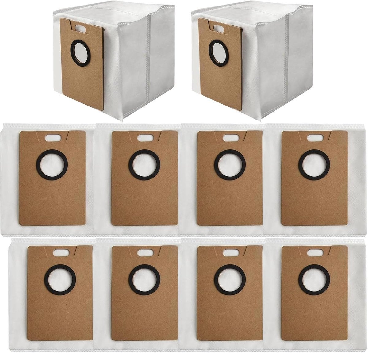 Saci de praf, compatibili cu Tapo RV30 Max, RV30 Max Plus, RV20 Max Plus, set accesorii aspirator robot, piese de schimb, 16*14*17cm