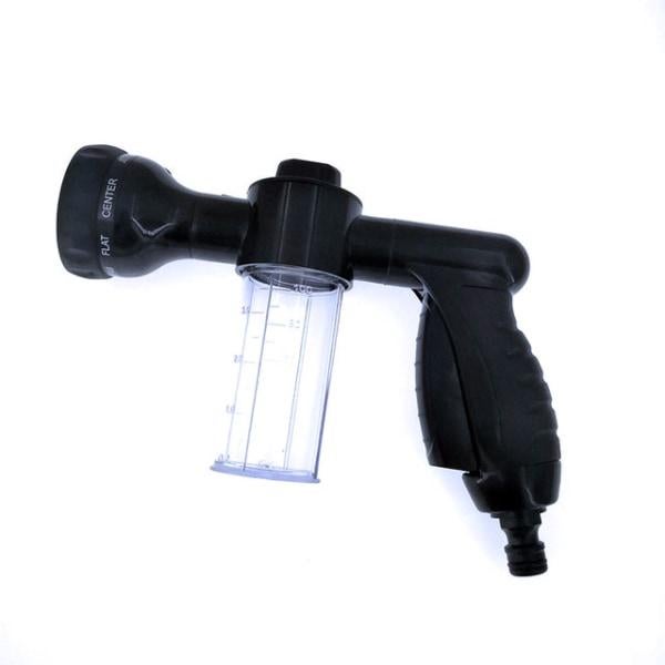 Przenośny pistolet do piany samochodowej, pistolet na wodę, narzędzie do mycia samochodu, czarny