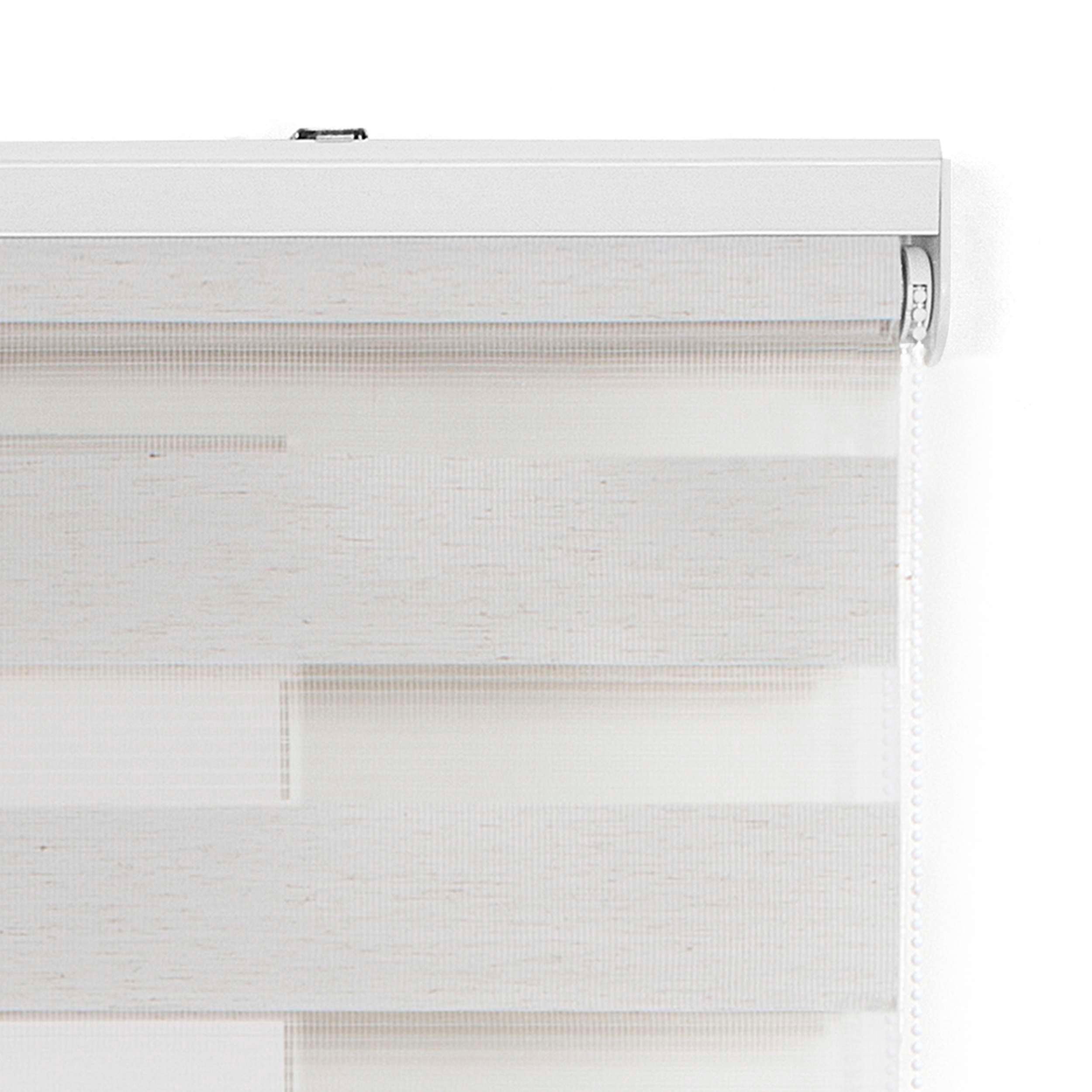 Estore de rolo Dia/Noite com tecido duplo de linho, 100 x 180 cm - 3