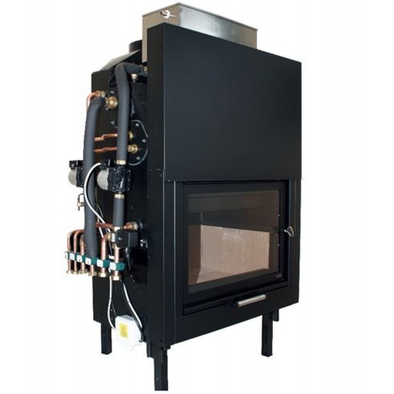 Termocamino policombustibile Ecomultiflex Plus + RSVC > modello 35 ...