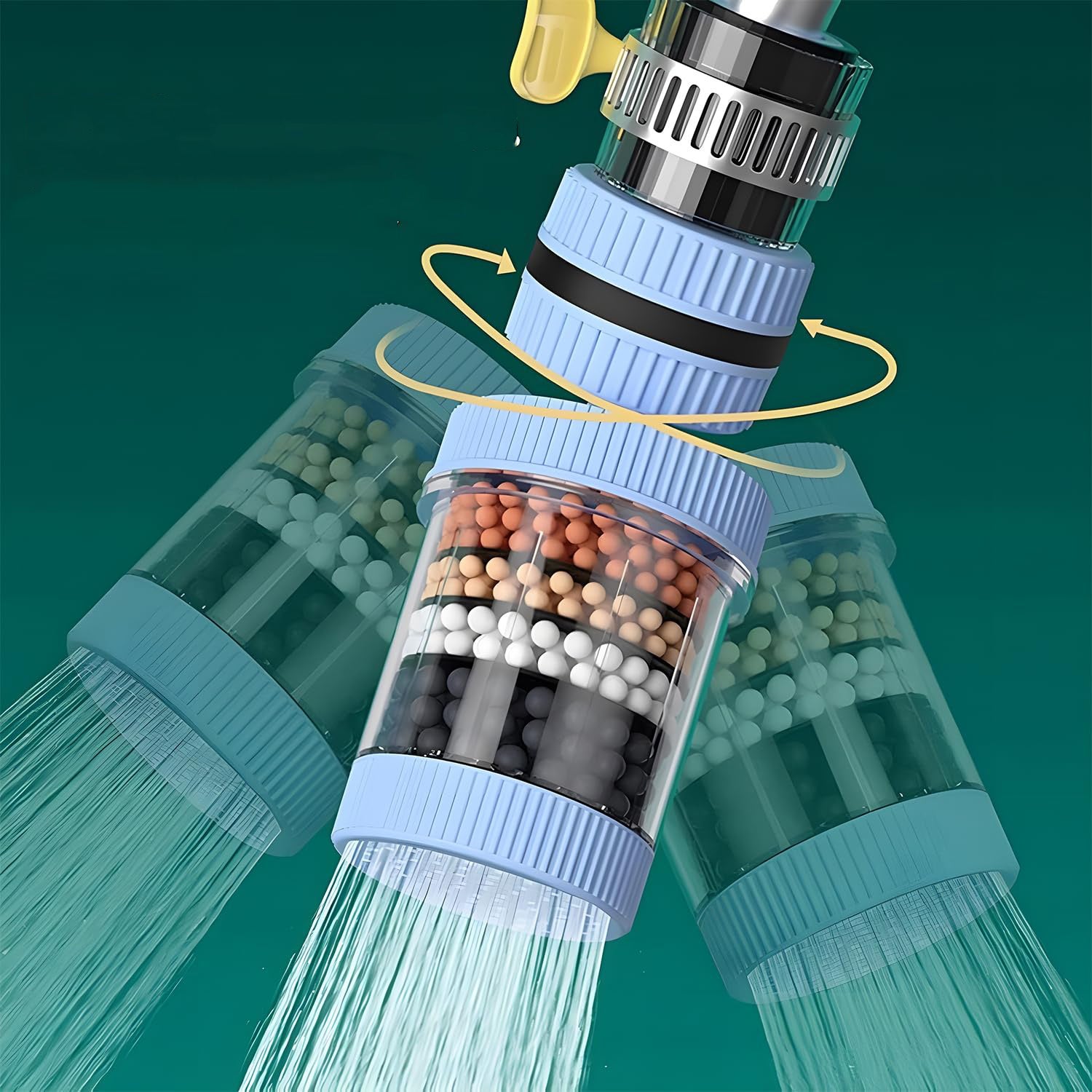 Robinetterie Cuisine,Filtre Universel Pivotant à 360 ° Pour Robinet